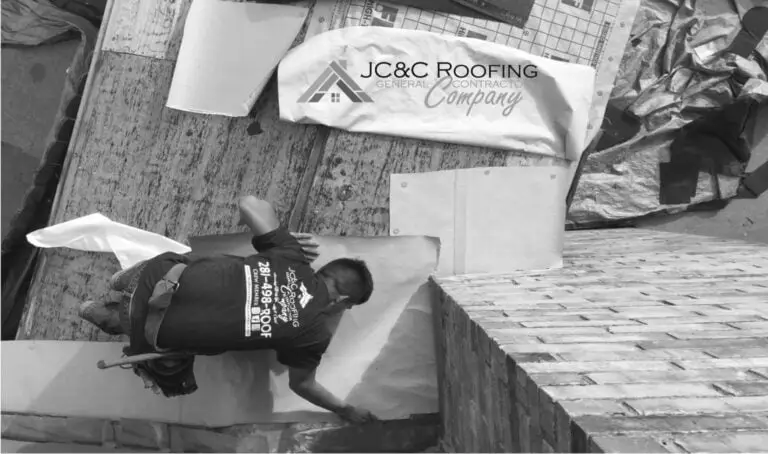Step 9 of a JC&C roof replacement: Leak barrier at walls and penetrations