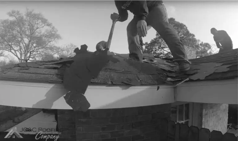Step 2 of a JC&C roof replacement: Tear-off