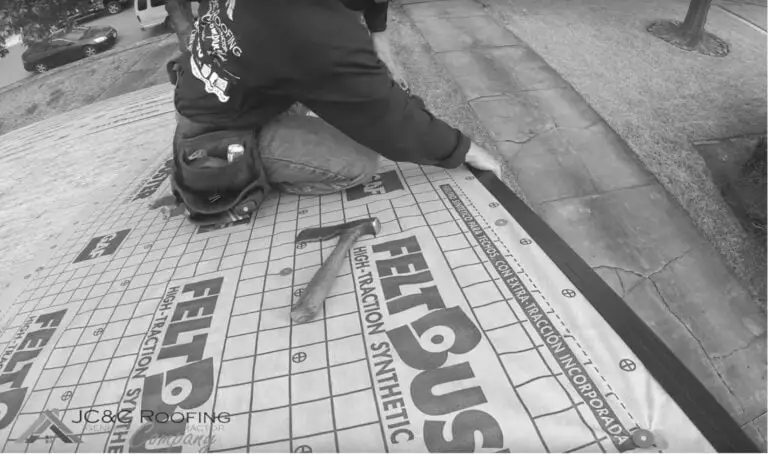 Step 5 of a JC&C roof replacement: Drip edge