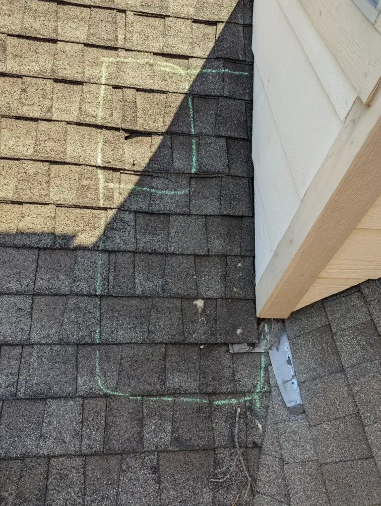 Roof repair on a Houston home