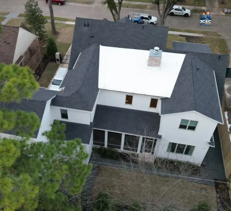 Roof-maintentce-services-on-low-slope-roof-tpo-system