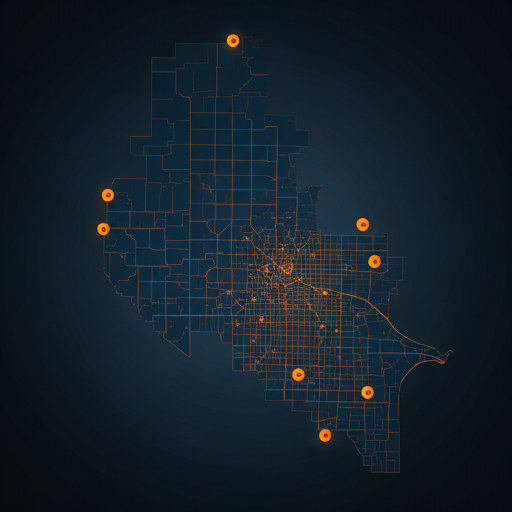 Houston Service Area Map
