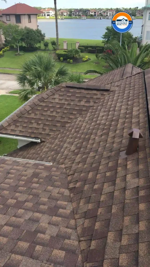 Roof replacement paid by an approved insurance claim