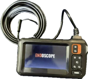 Inspection endoscope camera with screen